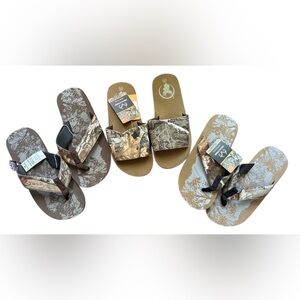 Realtree Men's Sandal Bundle S/M (9-10), Camouflage NWT